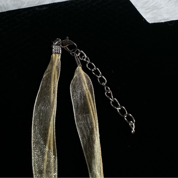 Multi Color Glass Brown Pendant Necklace - Picture 7 of 8